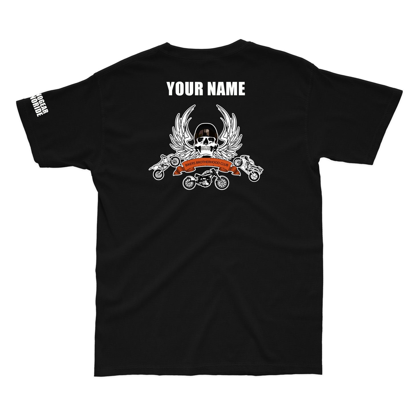 Bikers Brotherhood club official Club ride T-shirt (read description for custom name)