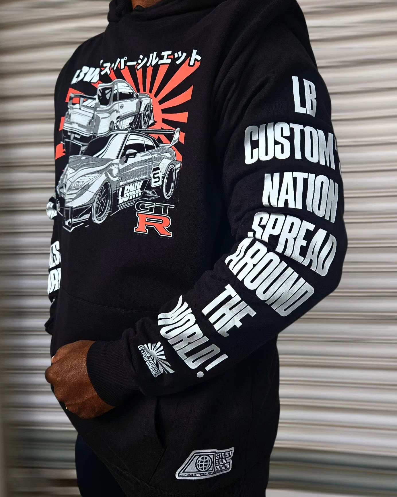 Liberty walk X Nissan GTR JDM Hoodie - Street Soul Clothing