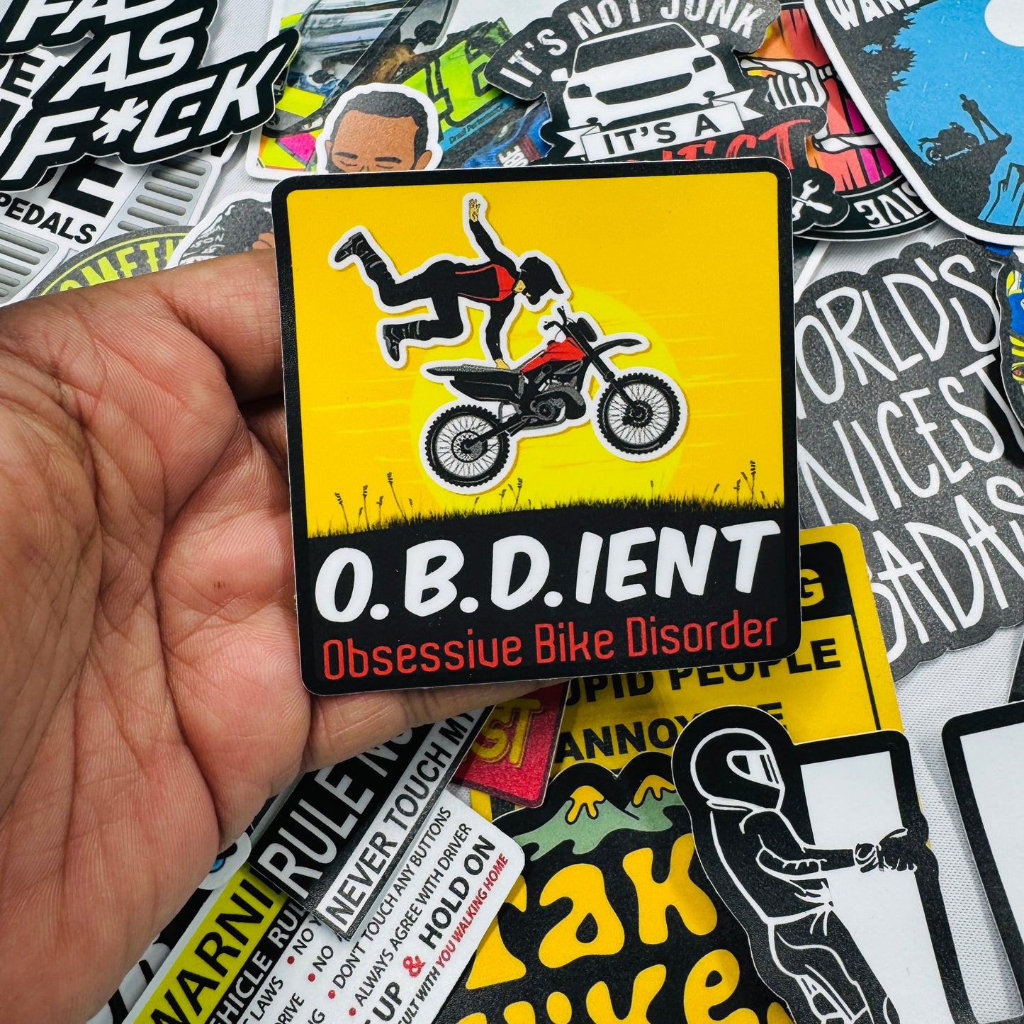 O.B.D.IENT sticker - Street Soul Clothing