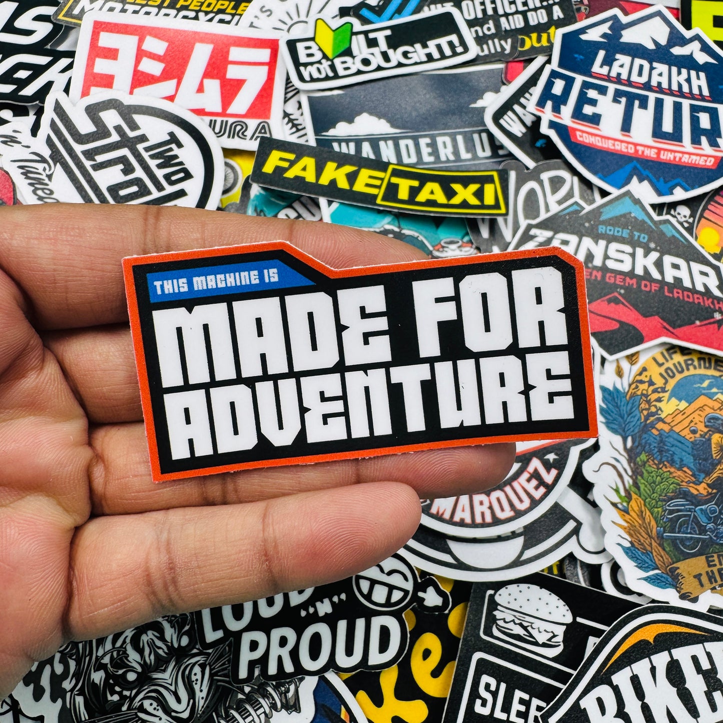 This machine is made for adventure sticker - Street Soul Clothing