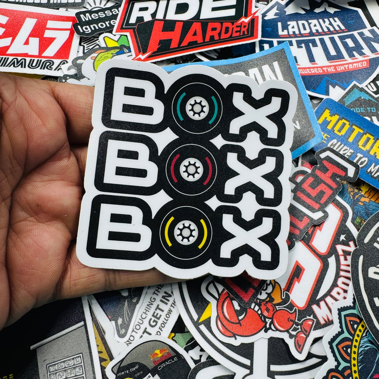 Box Box Box Sticker - Street Soul Clothing