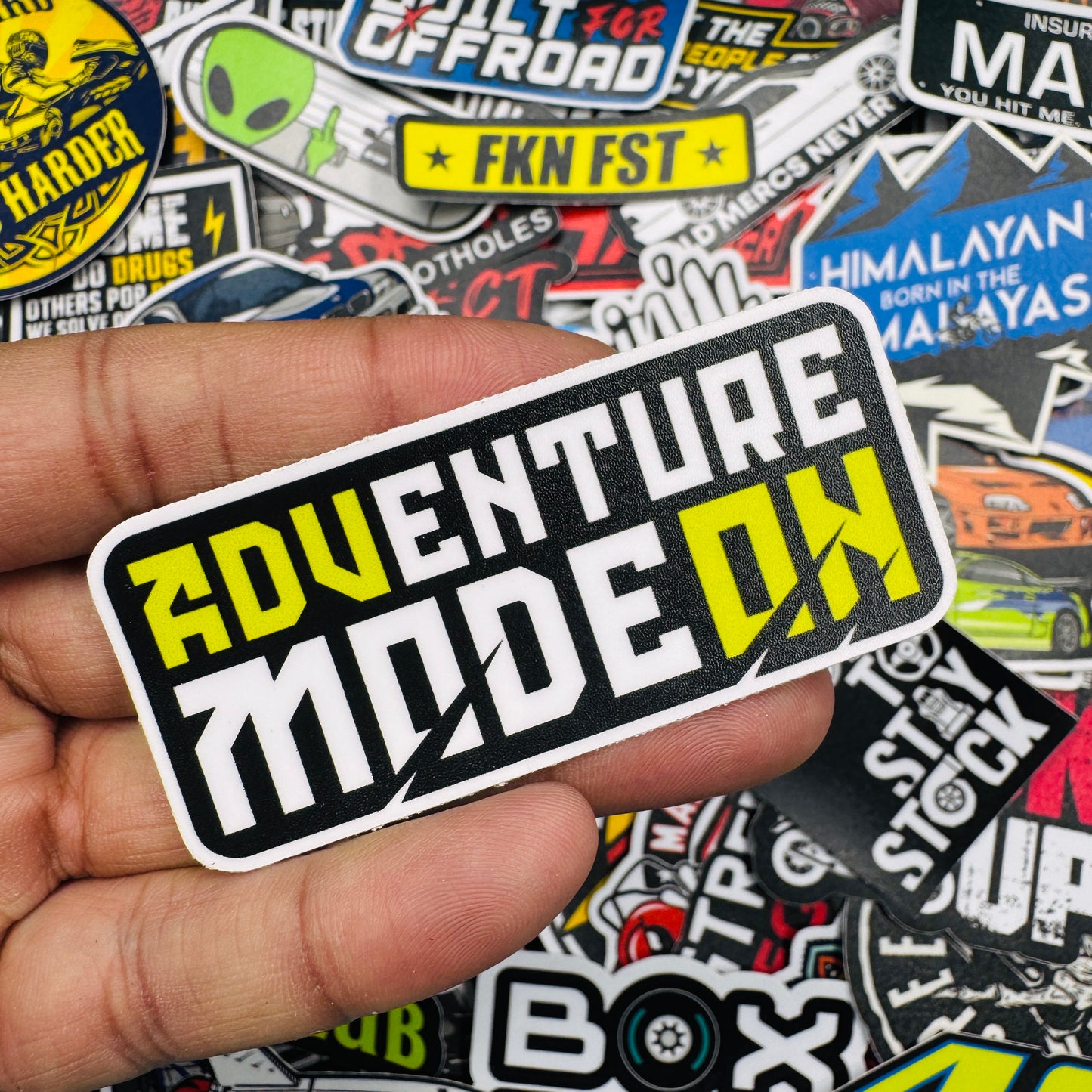 Adventure mode on sticker - Street Soul Clothing