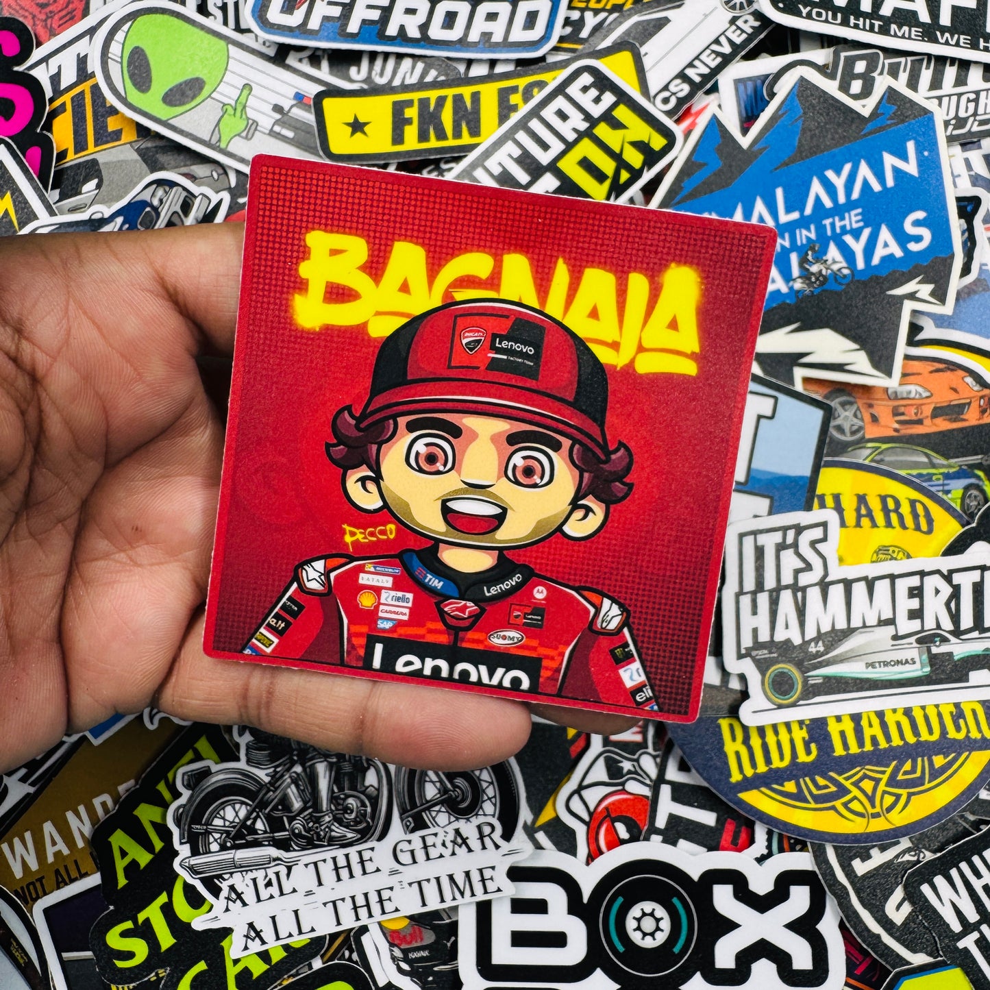 Bagnaia sticker - Street Soul Clothing