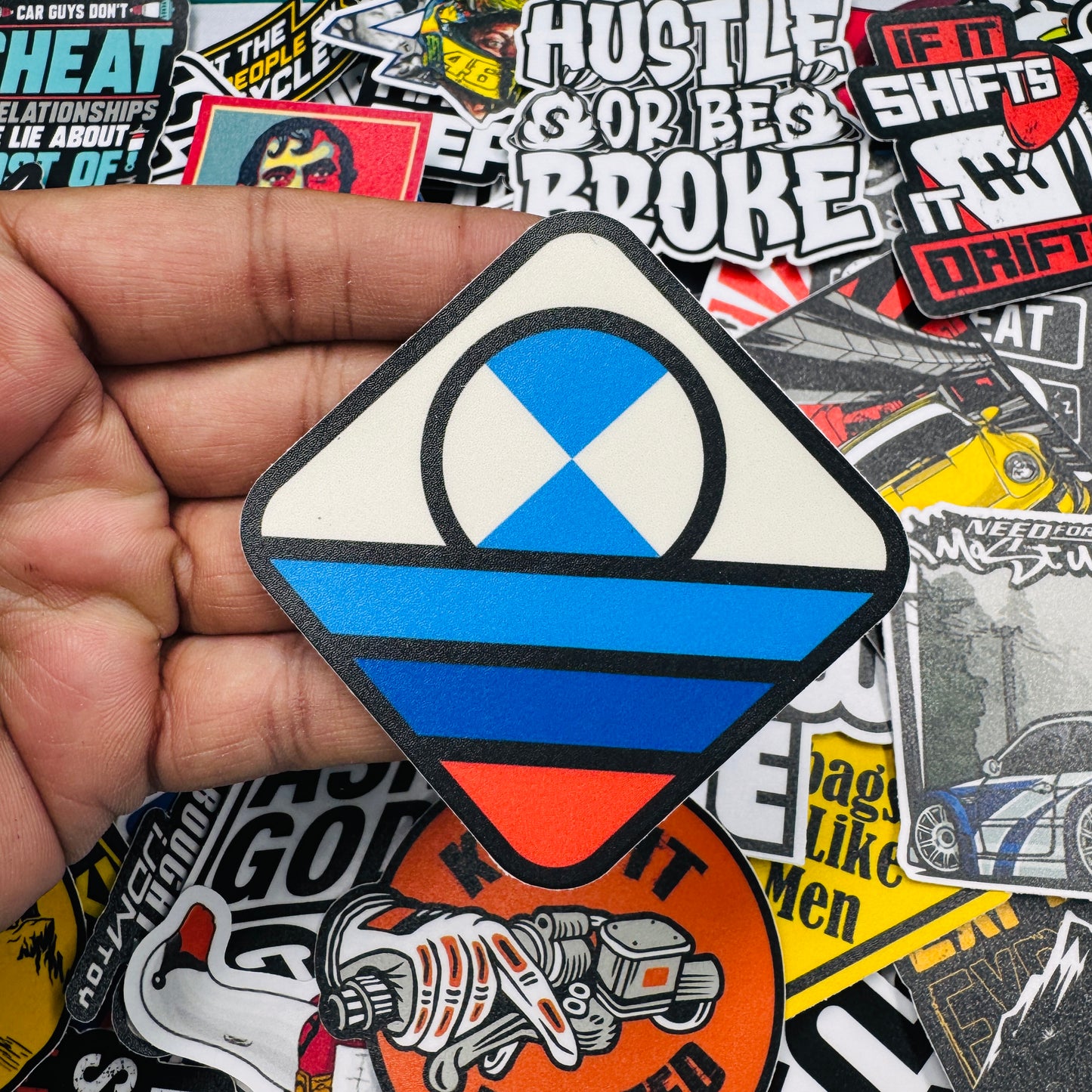 BMW Colourblock sticker - Street Soul Clothing
