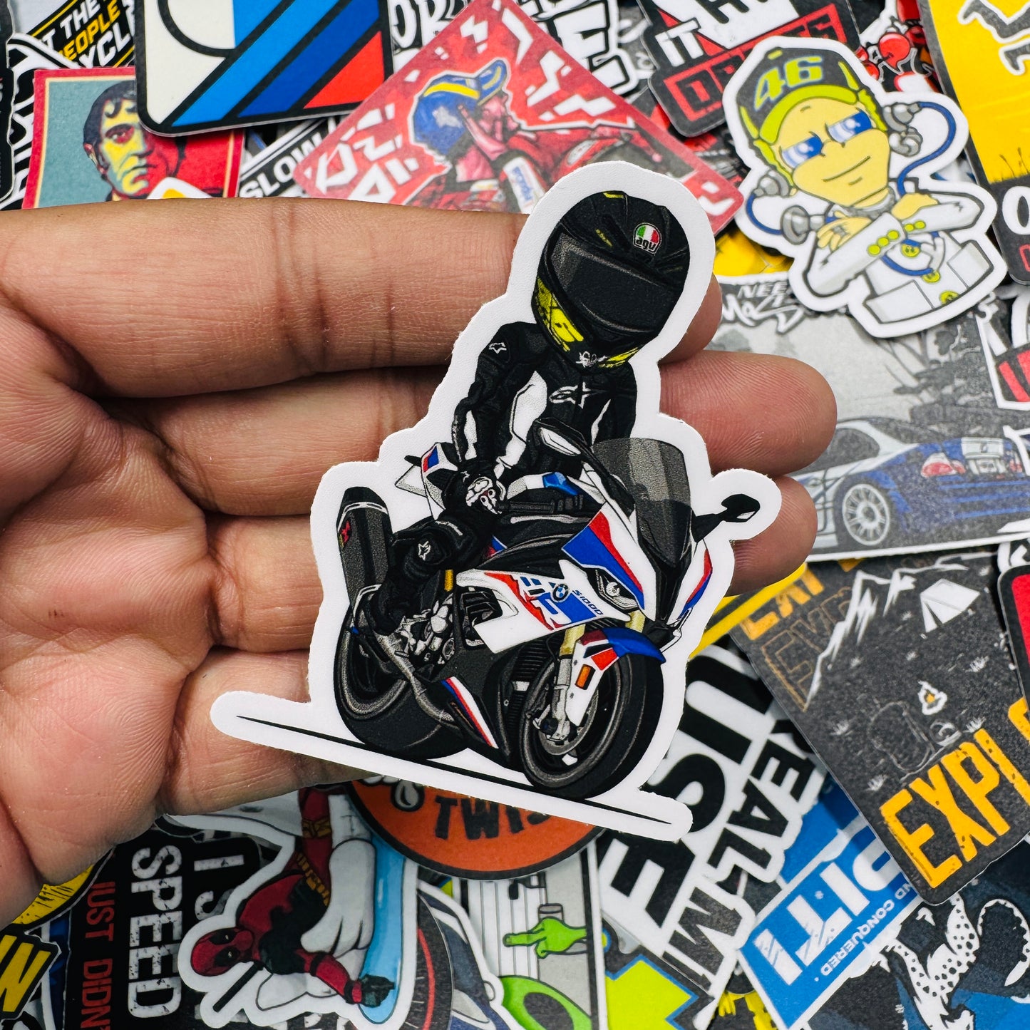 1000RR Rider sticker - Street Soul Clothing
