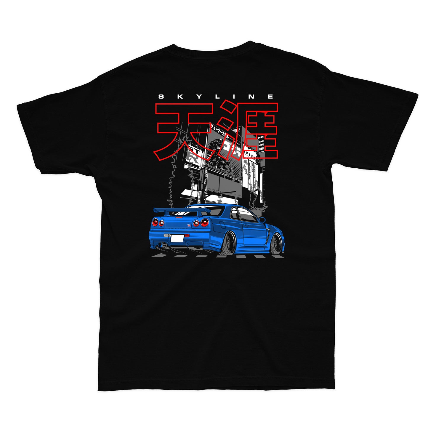 Skyline GTR Printed Cotton T-shirt - Street Soul Clothing