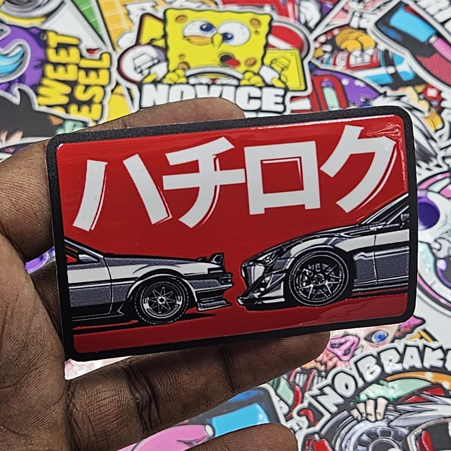 Old school JDM sticker (Embossed)