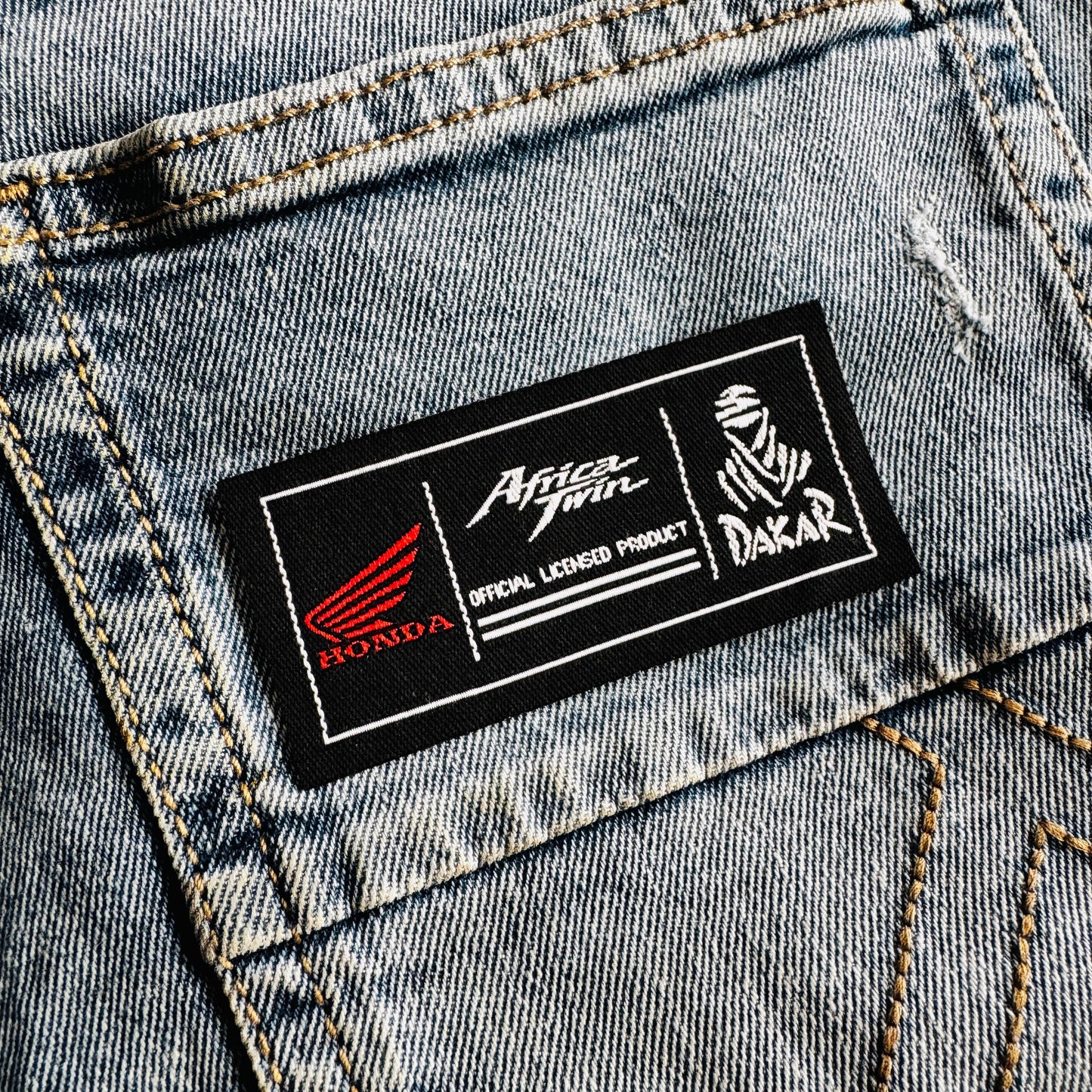 Africa Twin Heat Patch 7.5cmX3.5cm - Street Soul Clothing