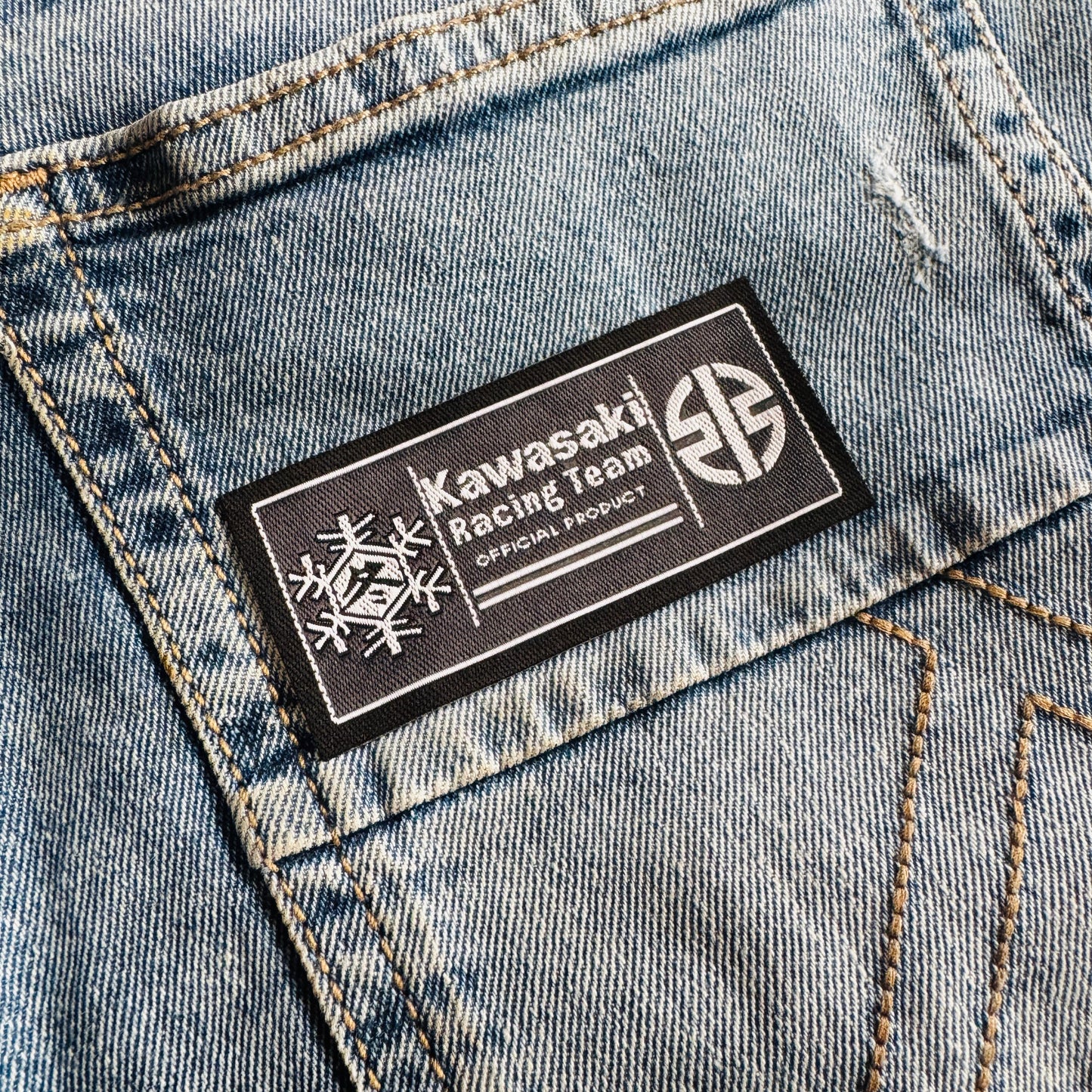 Kawasaki Heat Patch 7.5cmX3.5cm - Street Soul Clothing