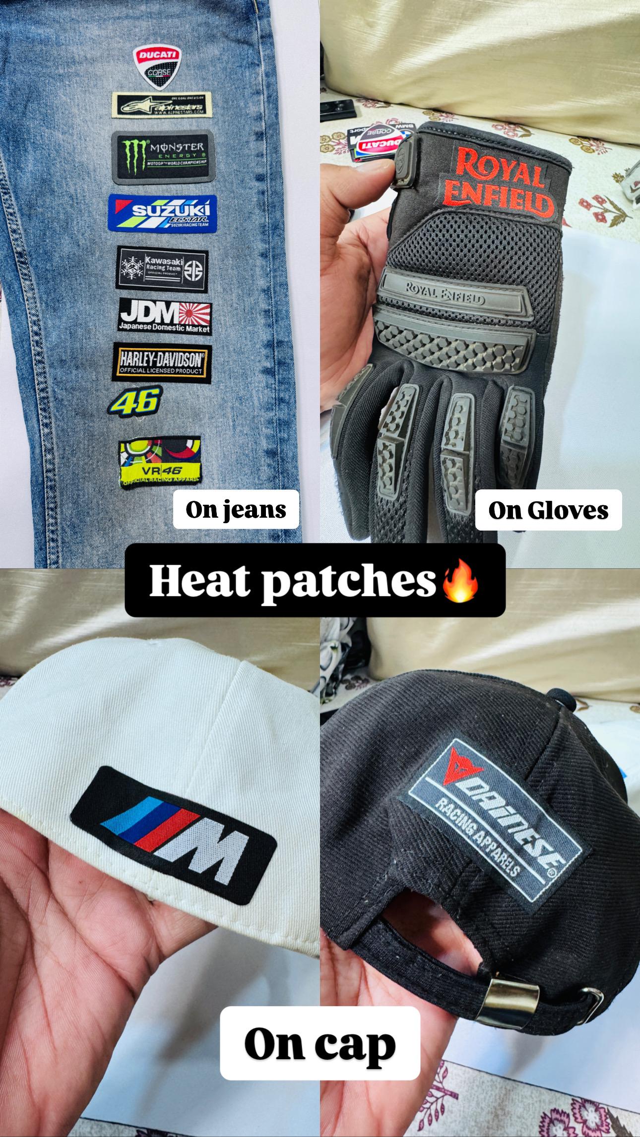 Indian flag Heat patch 7.5cmX4.5CM - Street Soul Clothing