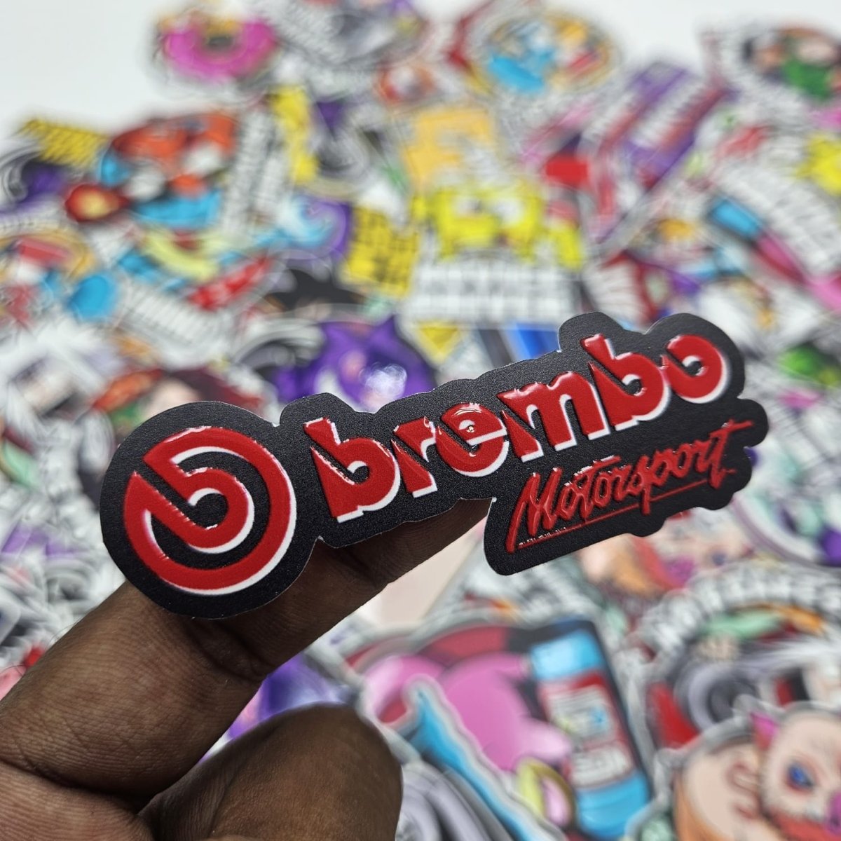 Brembo motorsports sticker (Embossed) - Street Soul Clothing
