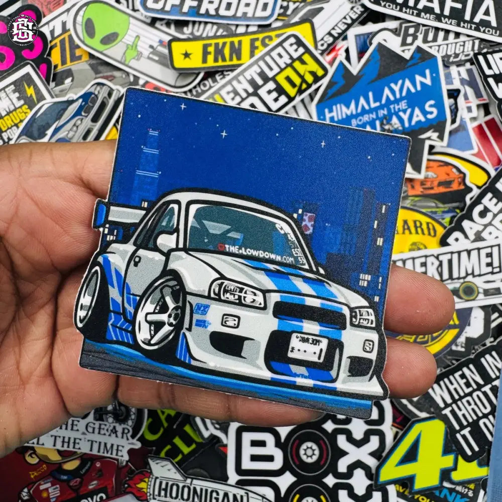 FNF skyline tooned Sticker - Street Soul Clothing