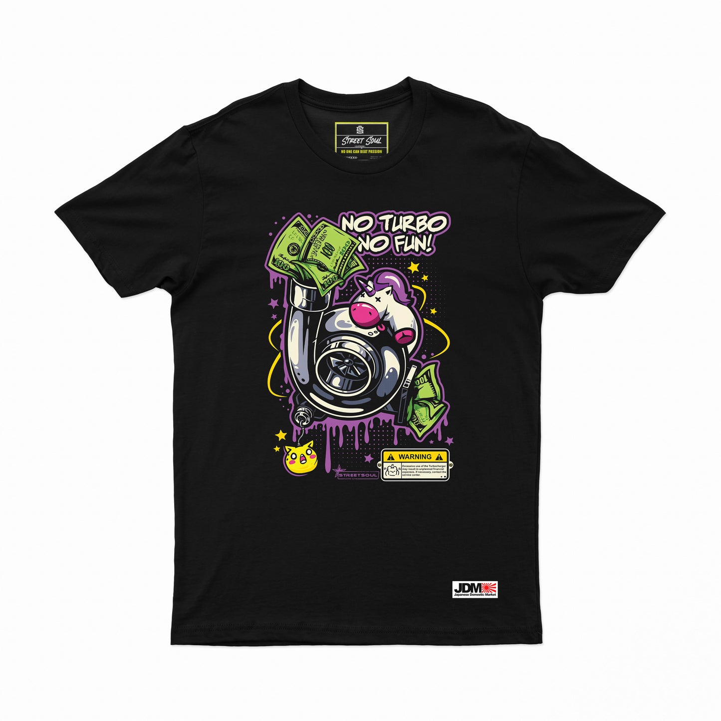 No turbo no fun JDM T-shirt