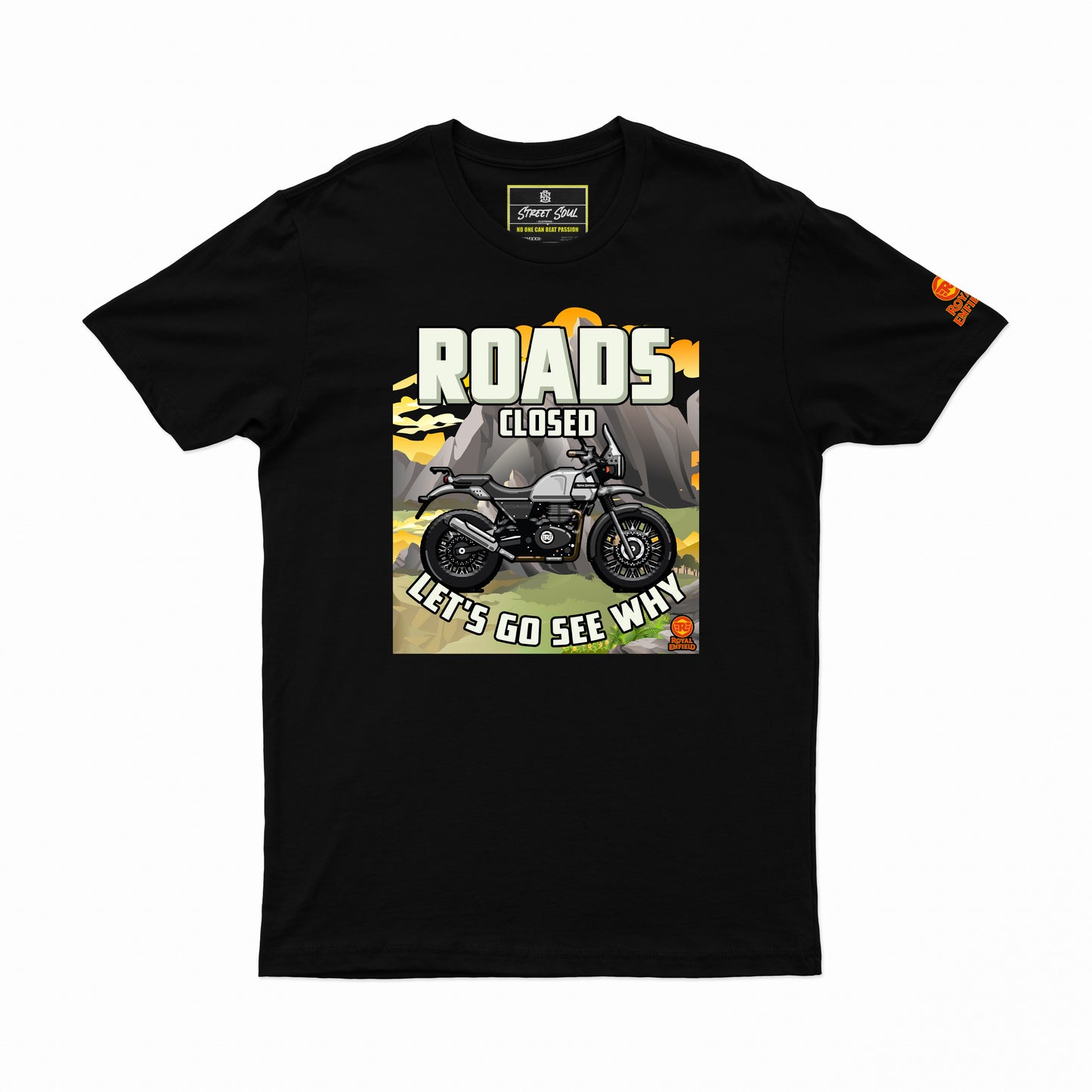 Royal Enfield Himalayan printed Cotton T-shirt