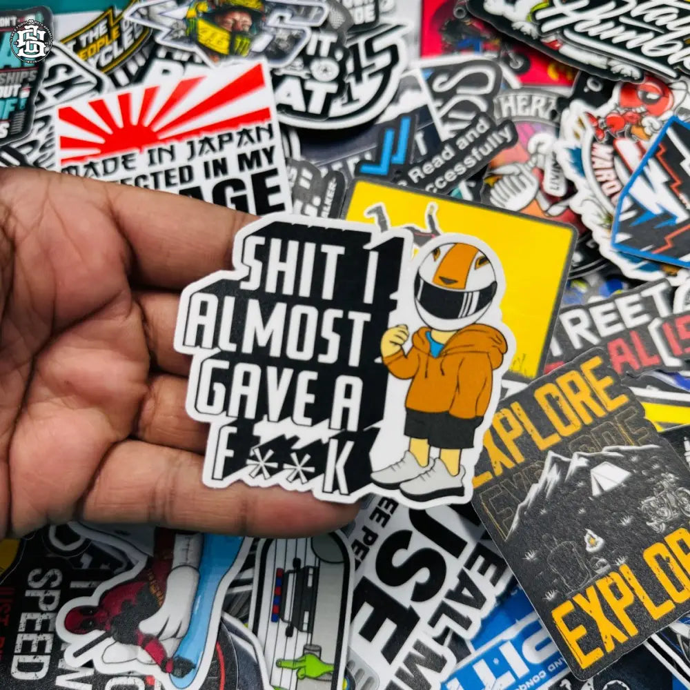 Shit i almost gave a F**k Sticker - Street Soul Clothing