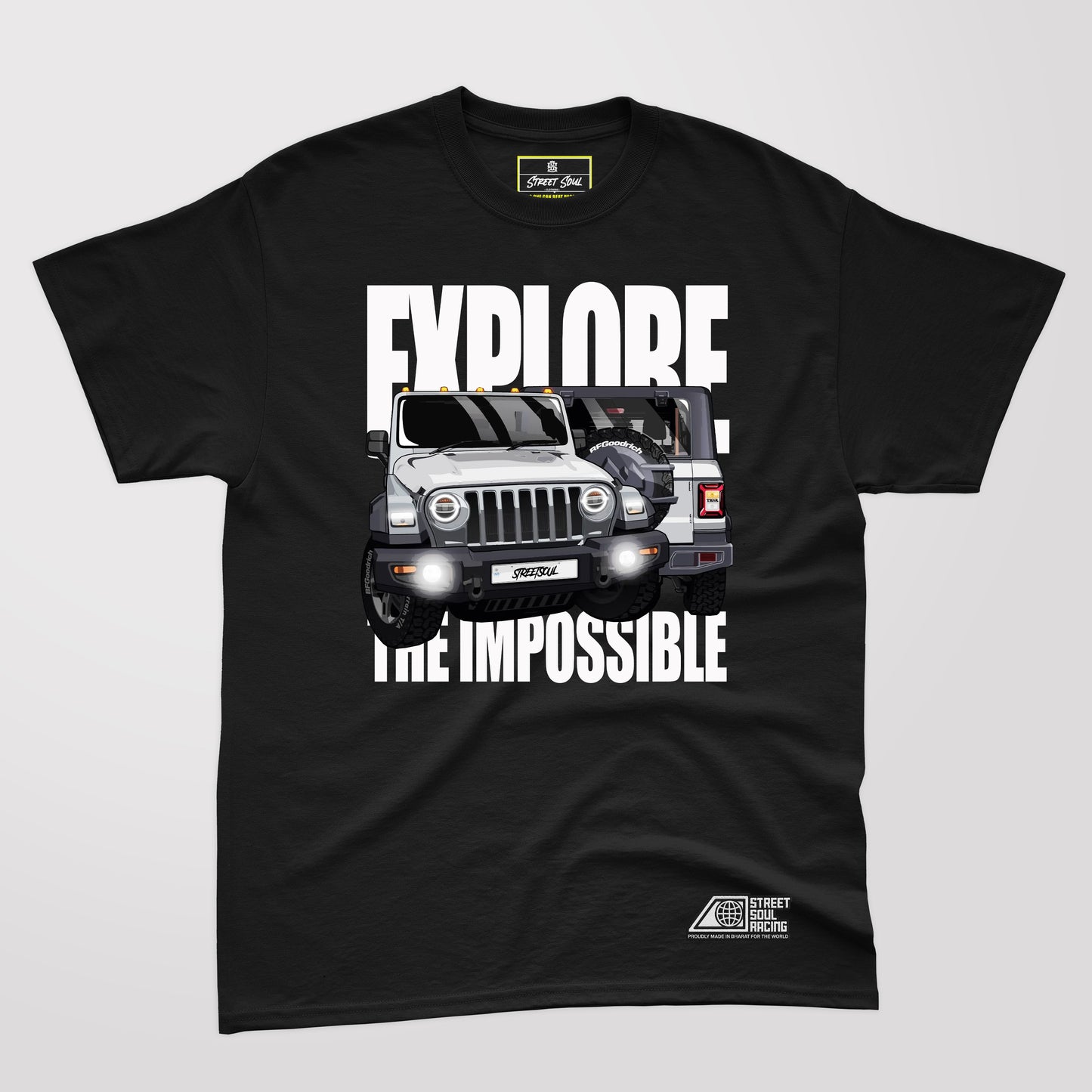 Thar Printed cotton T-shirt