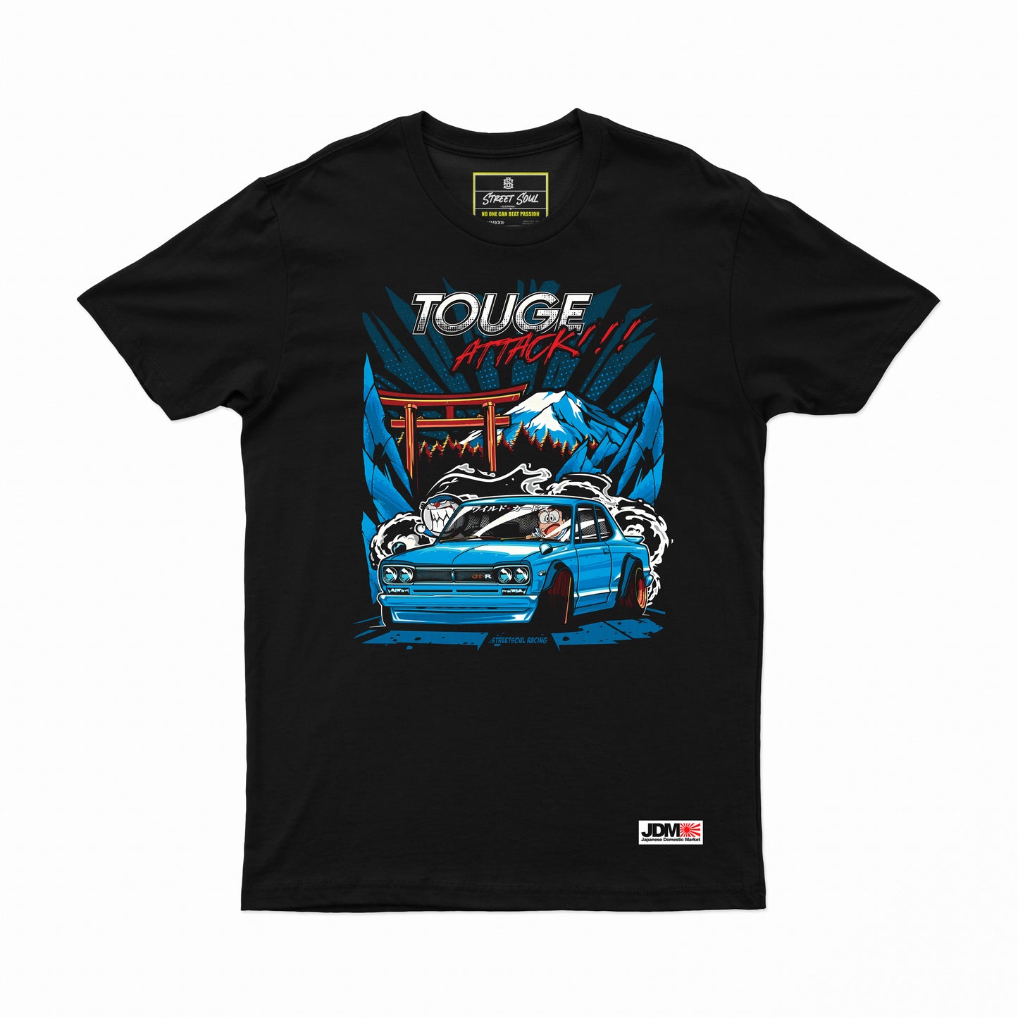 Touge Attack Doraemon JDM T-shirt