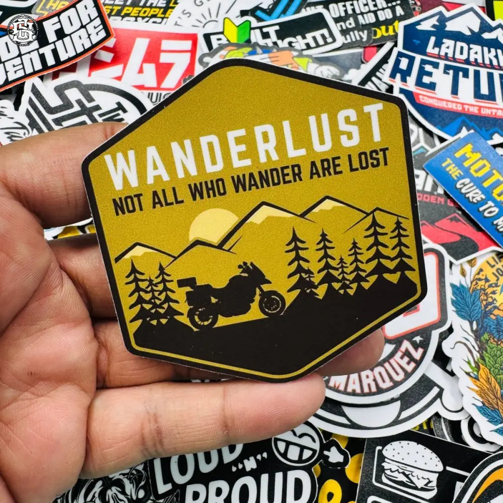 wanderlust sticker - Street Soul Clothing