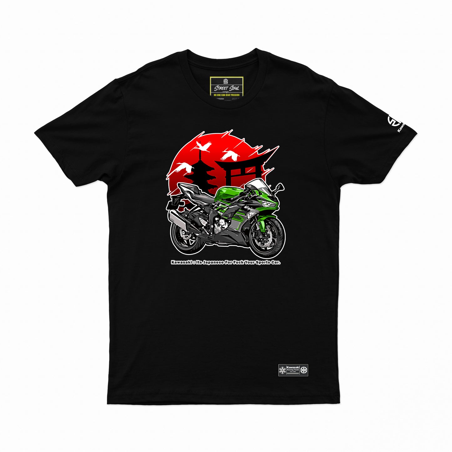 Kawasaki Ninja ZX6R Printed cotton tshirt