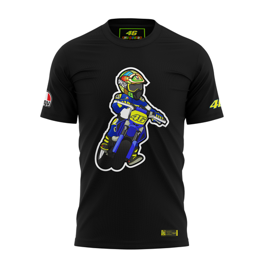 46 THE DOCTOR Super Moto Printed cotton tshirt