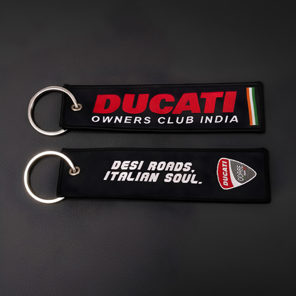 DOC India woven keychain