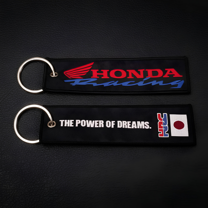 Honda Racing JDM woven keychain