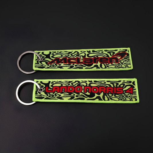 Lando mclaren woven keychain