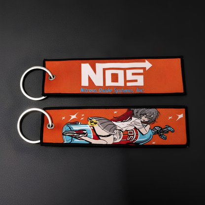 NOS JDM woven keychain