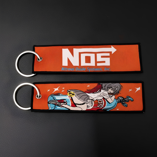 NOS JDM woven keychain