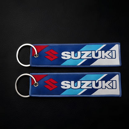 Suzuki woven keychain