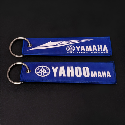 YA-hoo-MAHA woven keychain