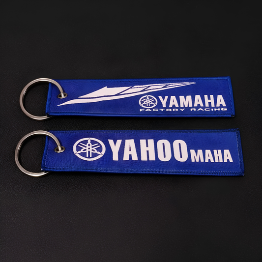 YA-hoo-MAHA woven keychain