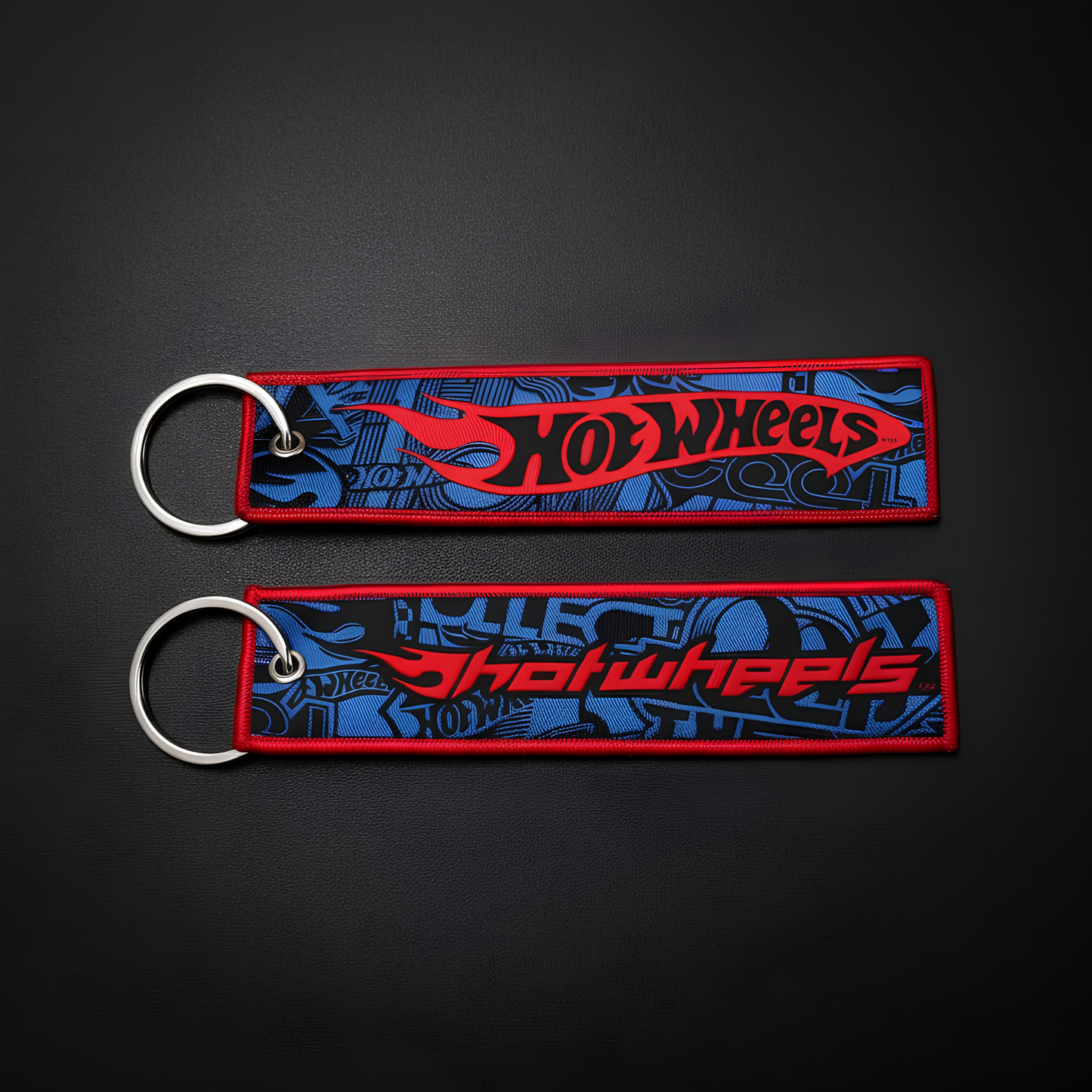 Hotwheels woven keychain