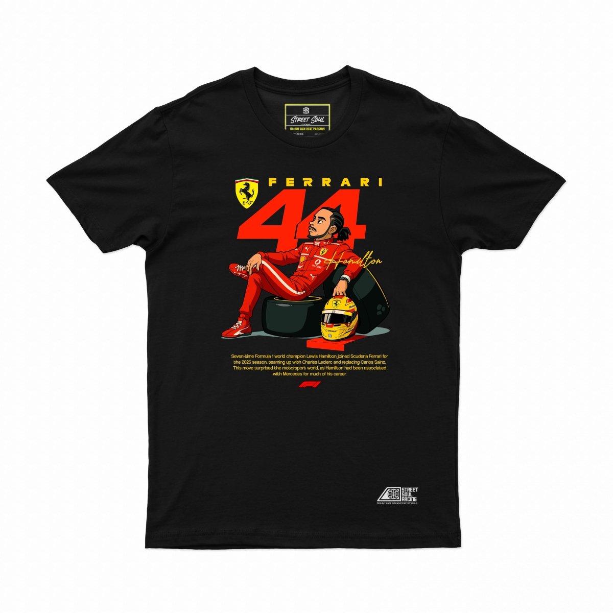 44 Forever Lewis hamilton Formula one T-shirt - Street Soul Clothing