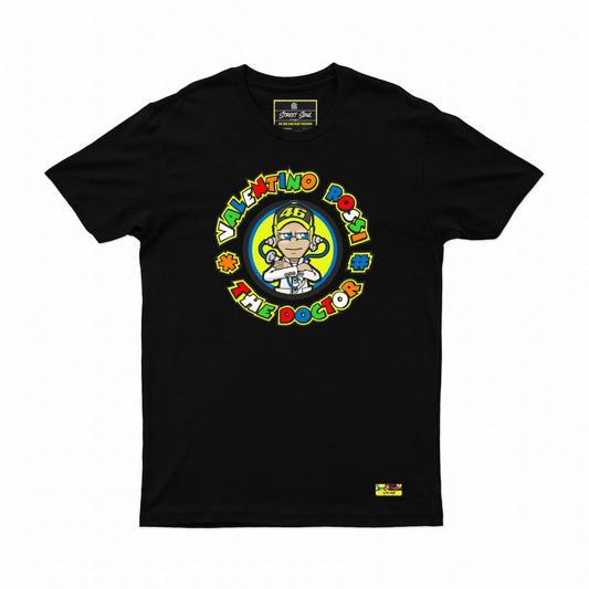 46 THE DOCTOR Printed cotton tshirt - Street Soul Clothing