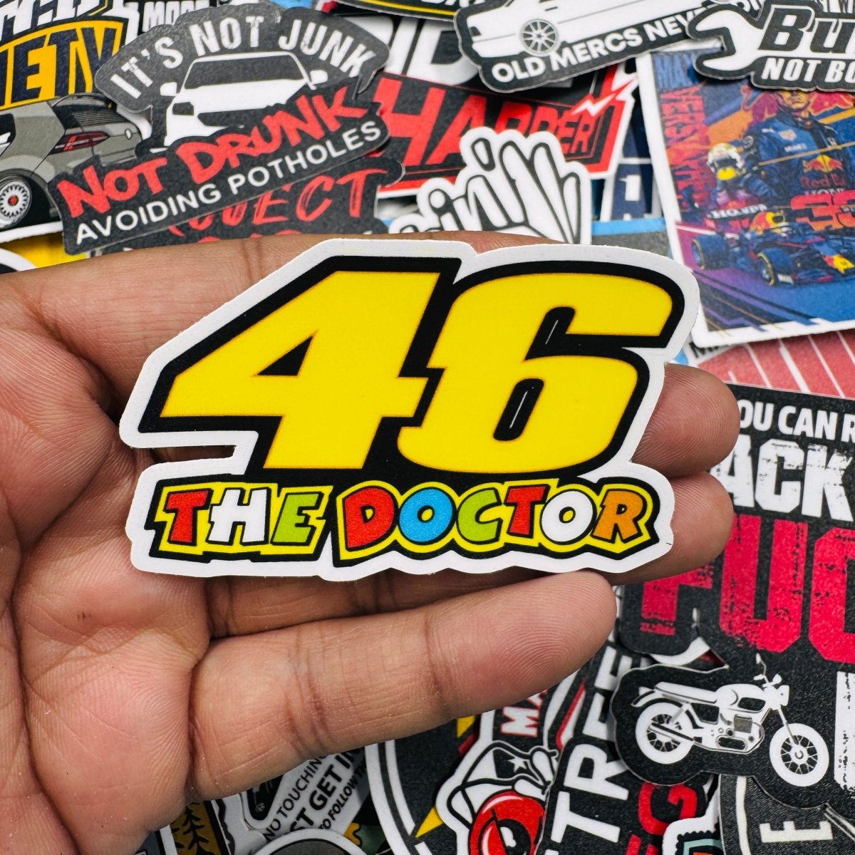 46 the doctor sticker - Street Soul Clothing