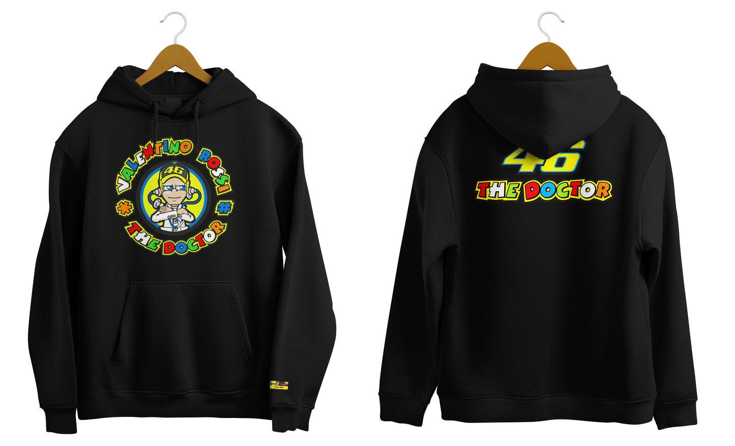 VR 46 THE DOCTOR Printed Hoodie