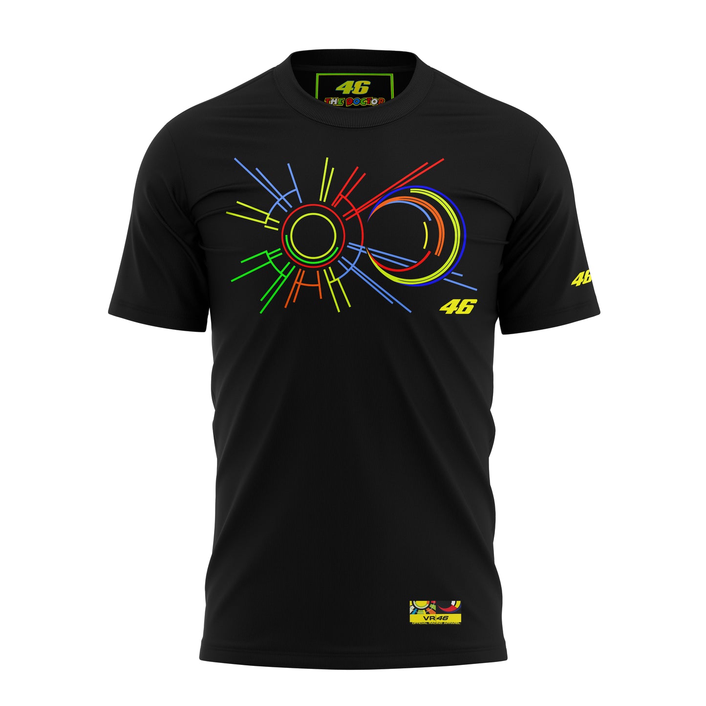 VR46 Sun & Moon Printed cotton tshirt