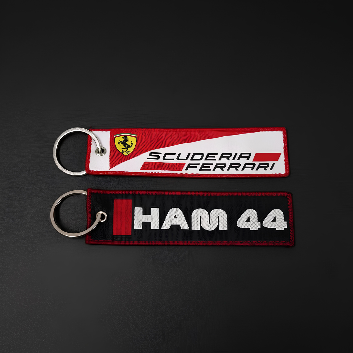 Lewis hamilton woven keychain