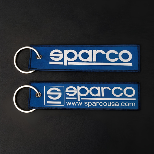 Sparco woven keychain