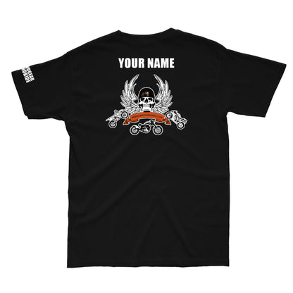 Bikers Brotherhood club official Club ride T-shirt (read description for custom name)
