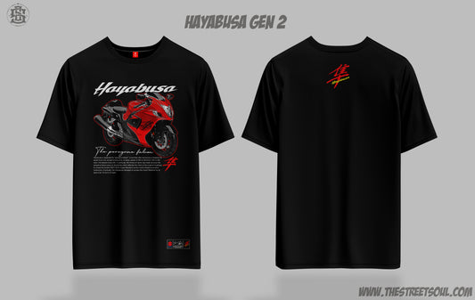 Suzuki Hayabusa The Peregrine falcon printed Cotton T-shirt