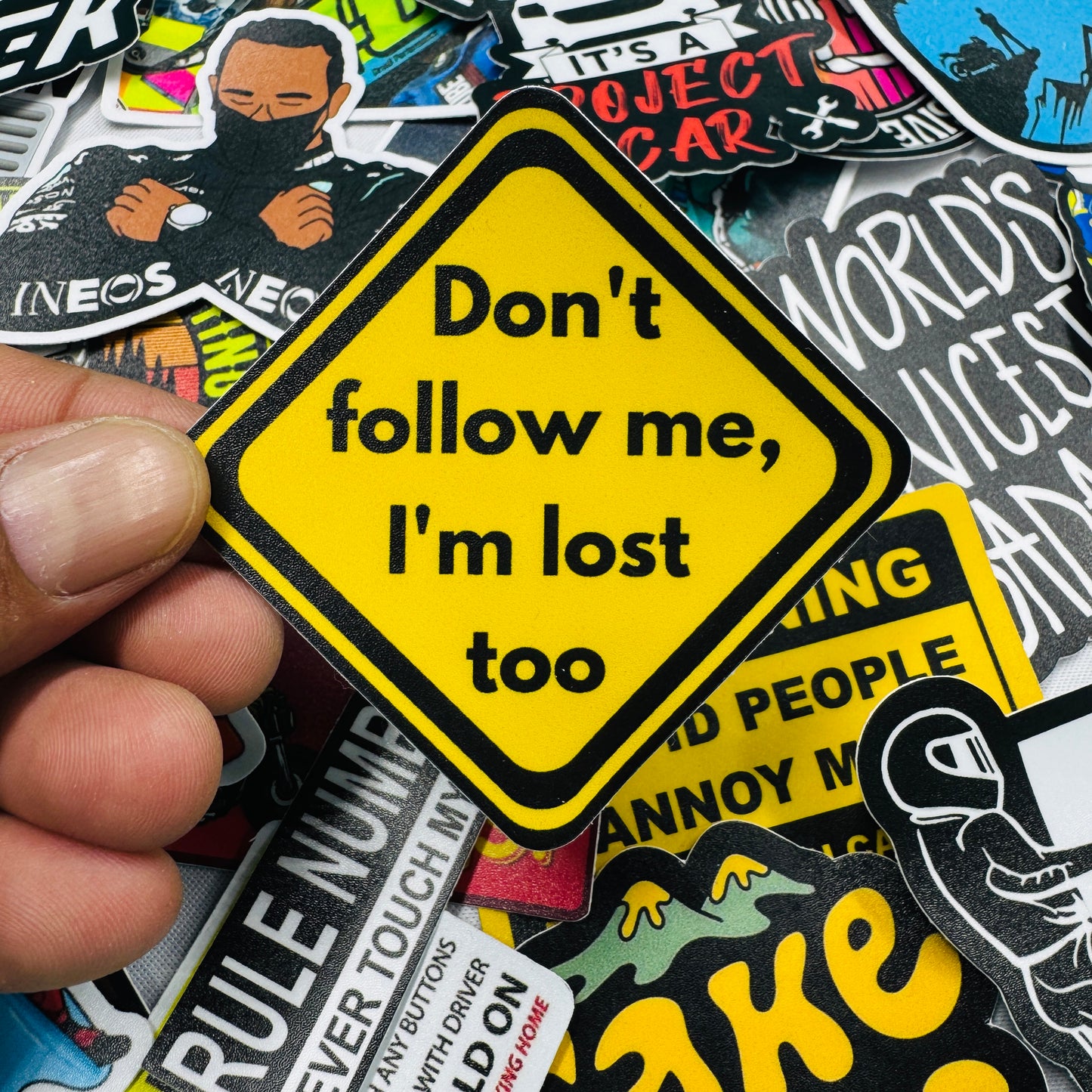 Don't follow me Sticker