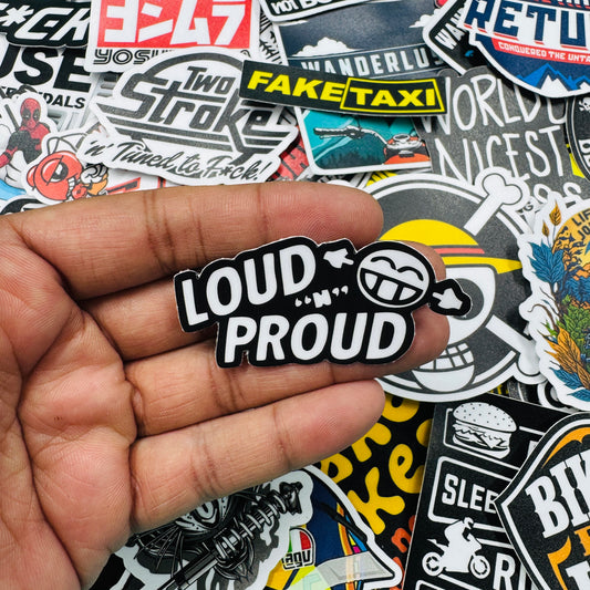 Loud & Proud sticker