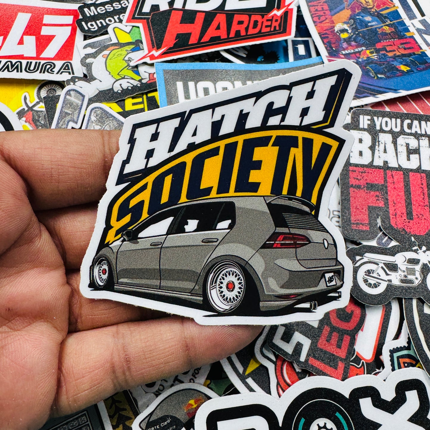 Hatch society sticker