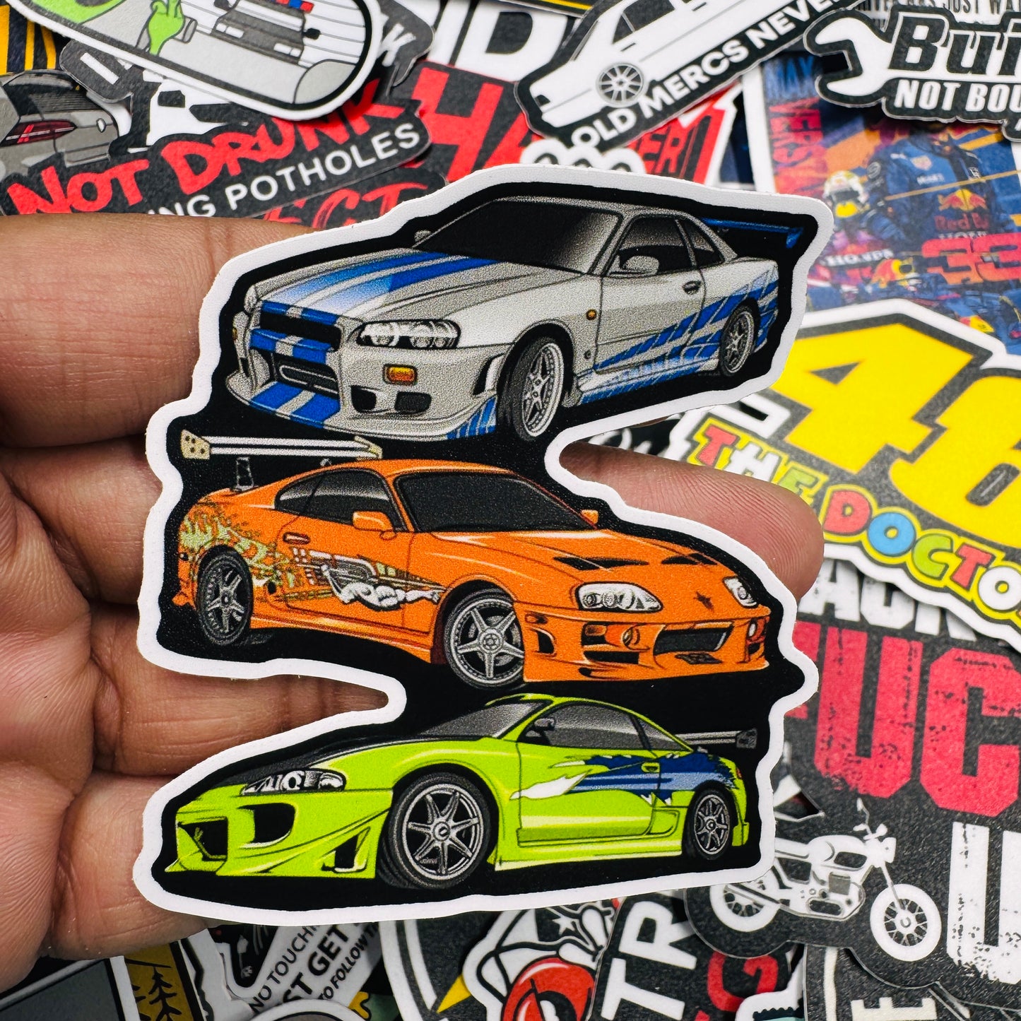 FNF Paul walker cars sticker