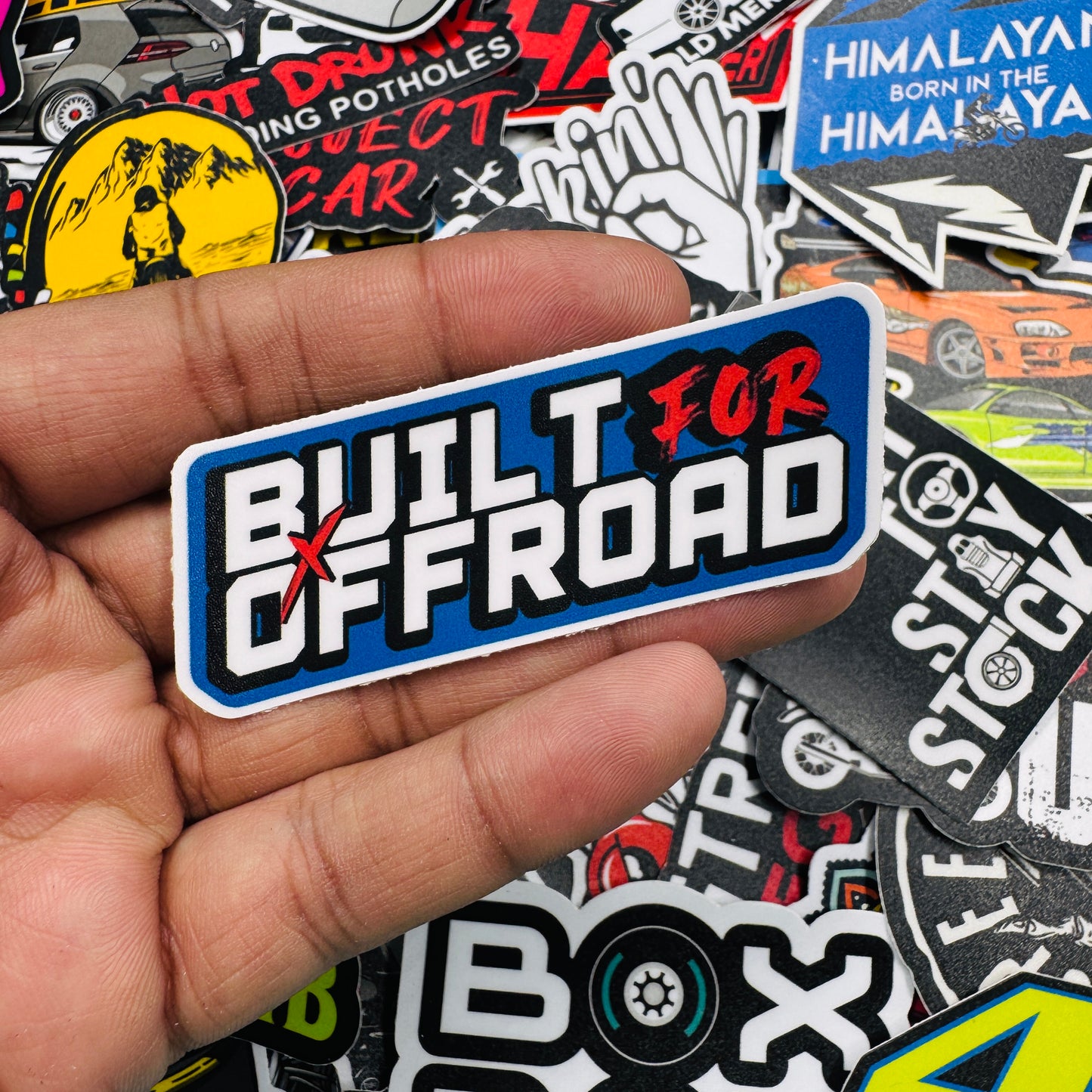 Built for offroad sticker