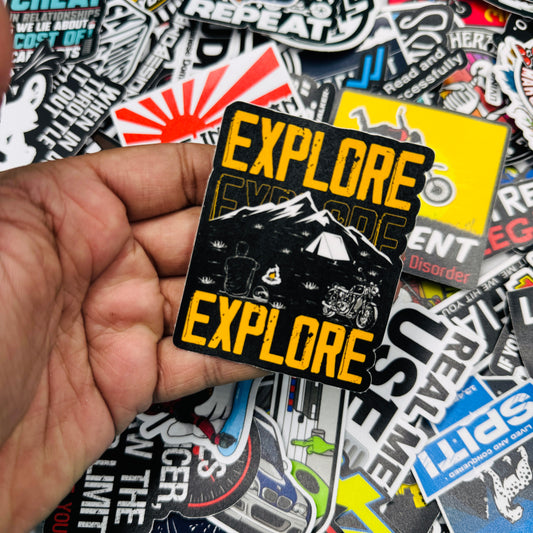 Explore sticker - Street Soul Clothing