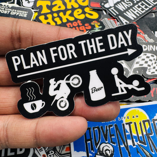 Plan for the Day sticker