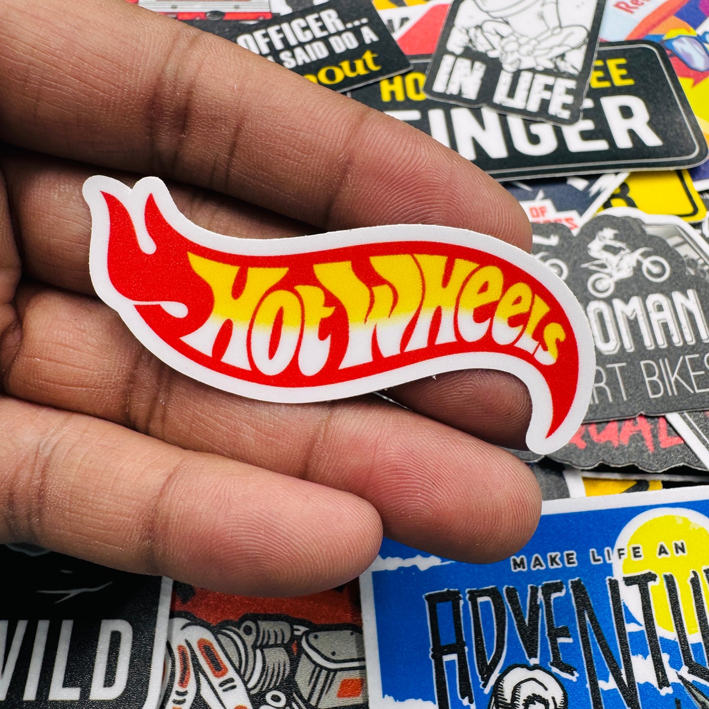 Hotwheels sticker